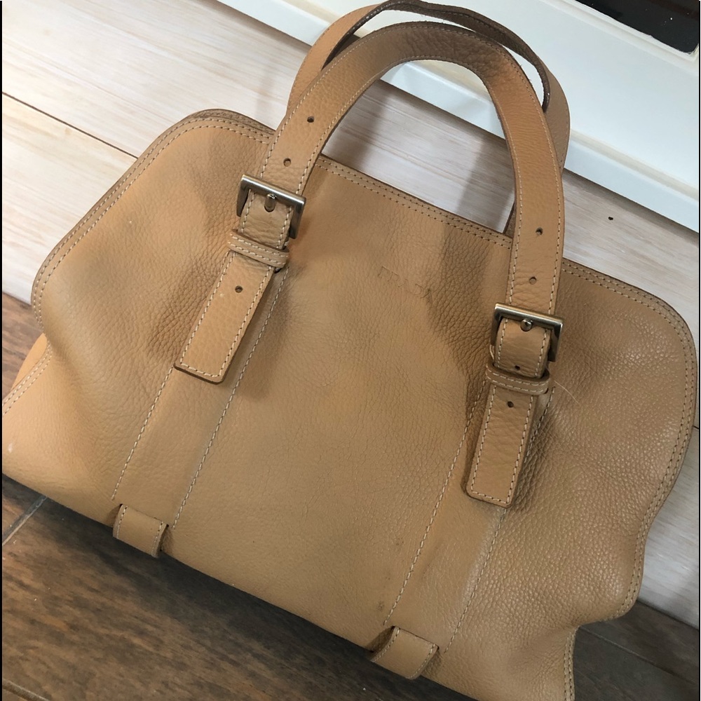 Prada ...Vitello..... leather satchel bag